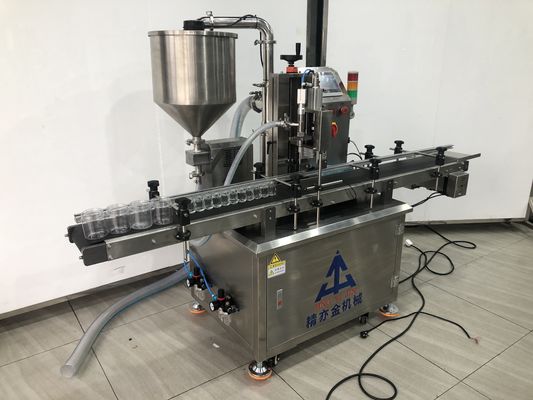 シングルヘッドギアポンプのサーボ液体充填機 全自動