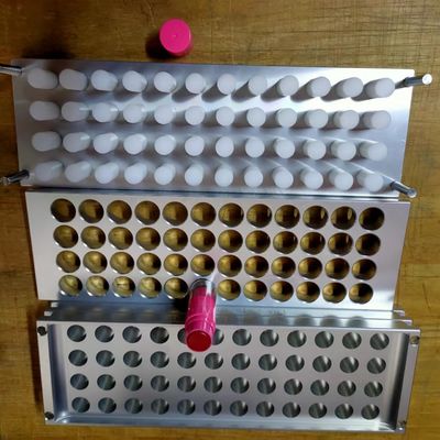 48 穴 オーダーメイド リップスティック 模具 1 分間に 1-2 模具を熱で満たす