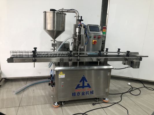 シングルヘッド セルボ オートマティック 充填機 ギア パンプ 時給6000ボトル