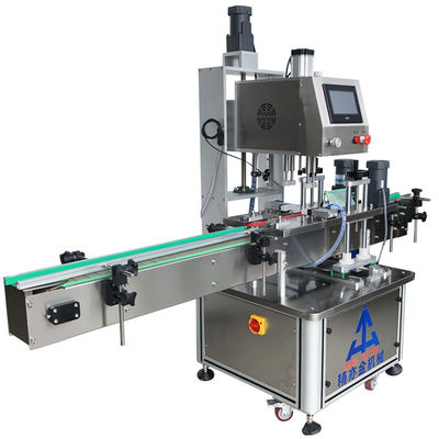 220V 50Hz セルボ自動蓋機 0.3-0.8 Mpa 空気供給 ステンレス