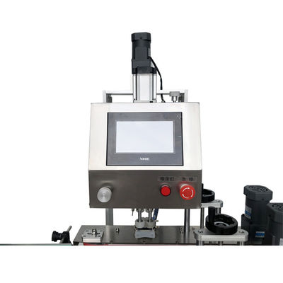 220V 50Hz セルボ自動蓋機 0.3-0.8 Mpa 空気供給 ステンレス