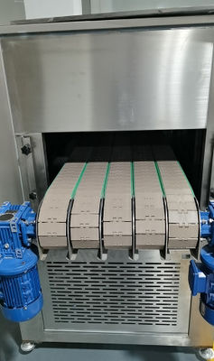 全自動化粧クリーム充填機 5 レーン循環冷凍トンネルマシン