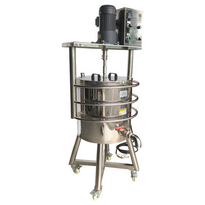 全自動加熱充填機 50L リップスティック 熱原料の溶融ドラムを乱す