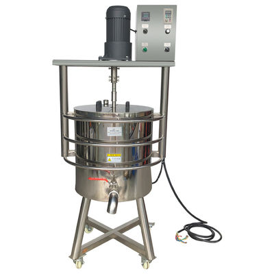 全自動加熱充填機 50L リップスティック 熱原料の溶融ドラムを乱す