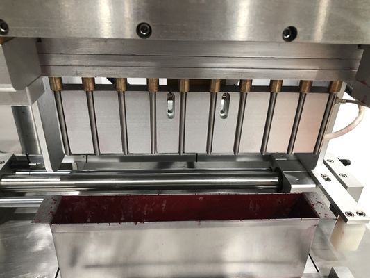 SUS304 眉毛鉛筆詰め機 12 穴 ダブルバレル オートマティック リップスティック 詰め機
