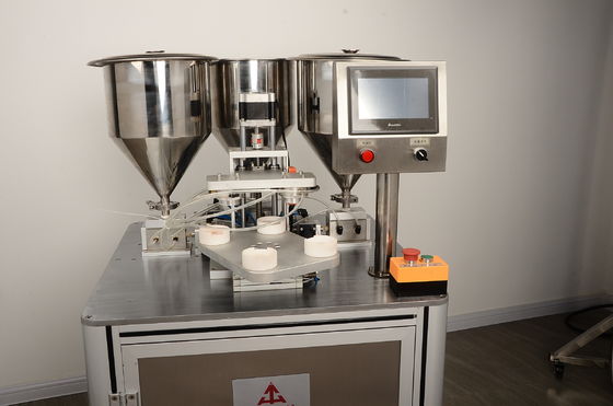 3色の定量注射方法 空気クッション BBクリーム 充填機 SUS304 1020Pcs/h